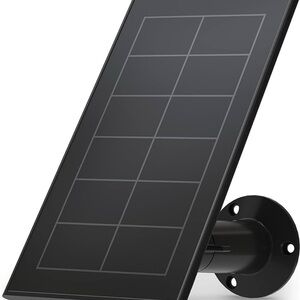 Black Solar Panel for Security Cameras